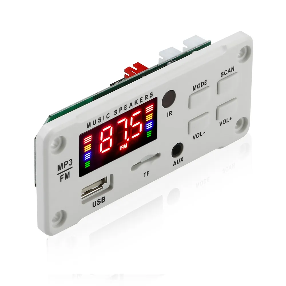 Retoo Módulo Bluetooth USB FM Radio, Decodificador De Placa De Audio Con Mando A Distancia