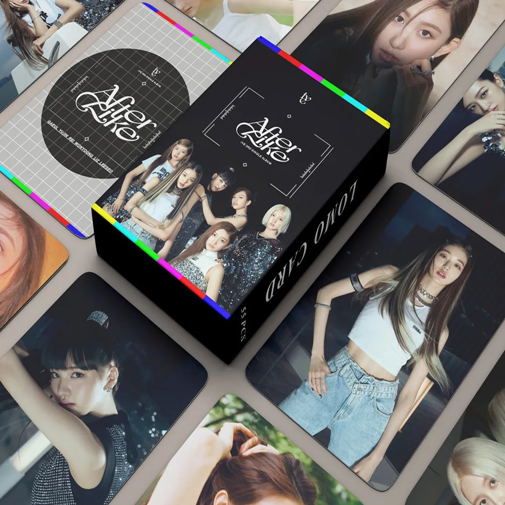 54-Piece Kpop Photocard Set Featuring IVE TWICE ITZY 2024 Korea