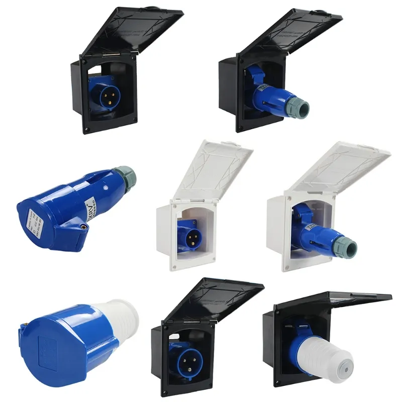 Material Inlet Connector Waterproof Flush Inlet Socket Universal Motorhome Accessories 16/32A ...
