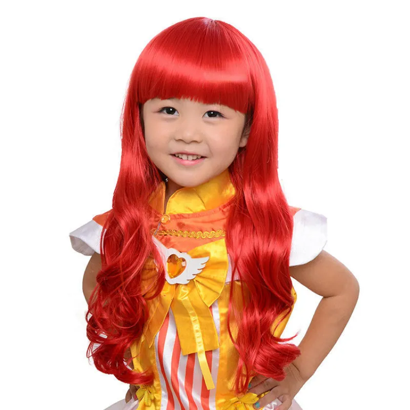 Halloween Wigs Toupee Novelty Multicolored Wigs: Kids Blonde Red