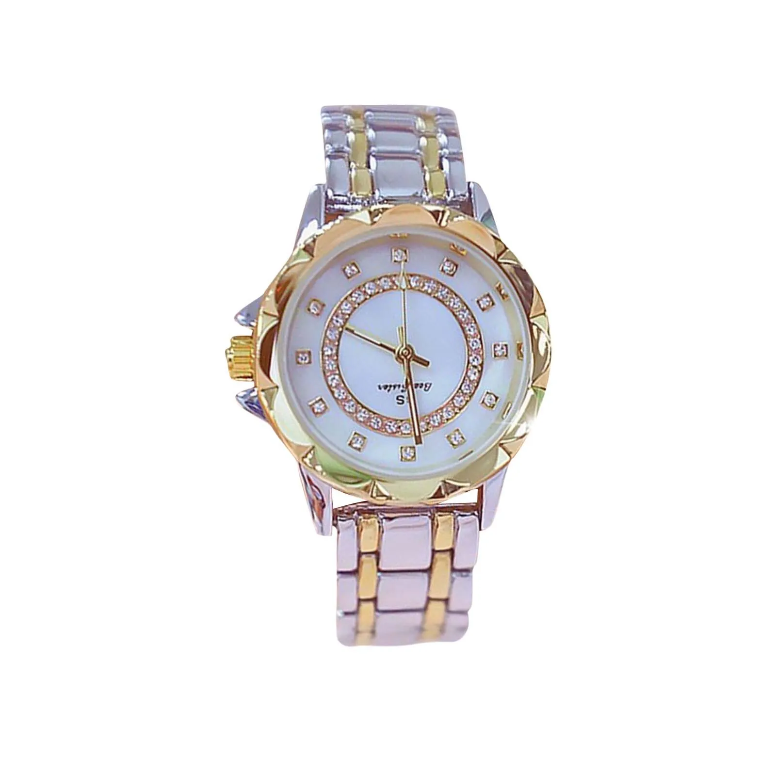Gold Crystal Accent Women\'s Watch - Elegant Fashion Timepiece Amazon.com: XOXO Women main image 3