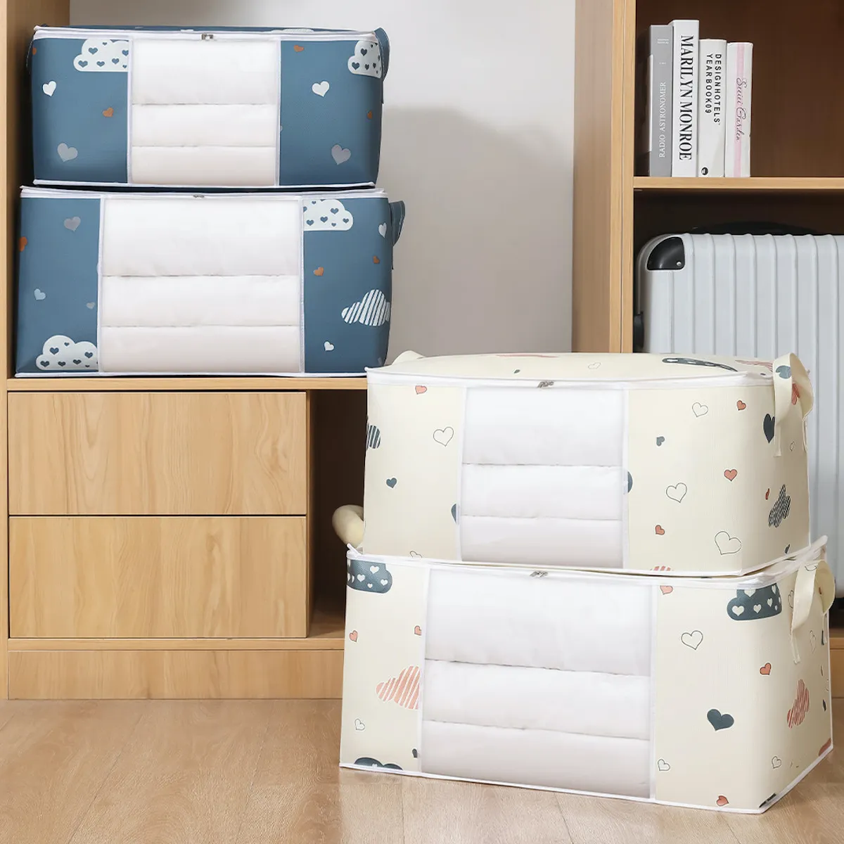 Large Capacity Dustproof Quilt And Clothes Quilt Bags For Storage Moisture Proof Duvet Blanket Organizer PS From Homepro1 6.14 DHgate.Com