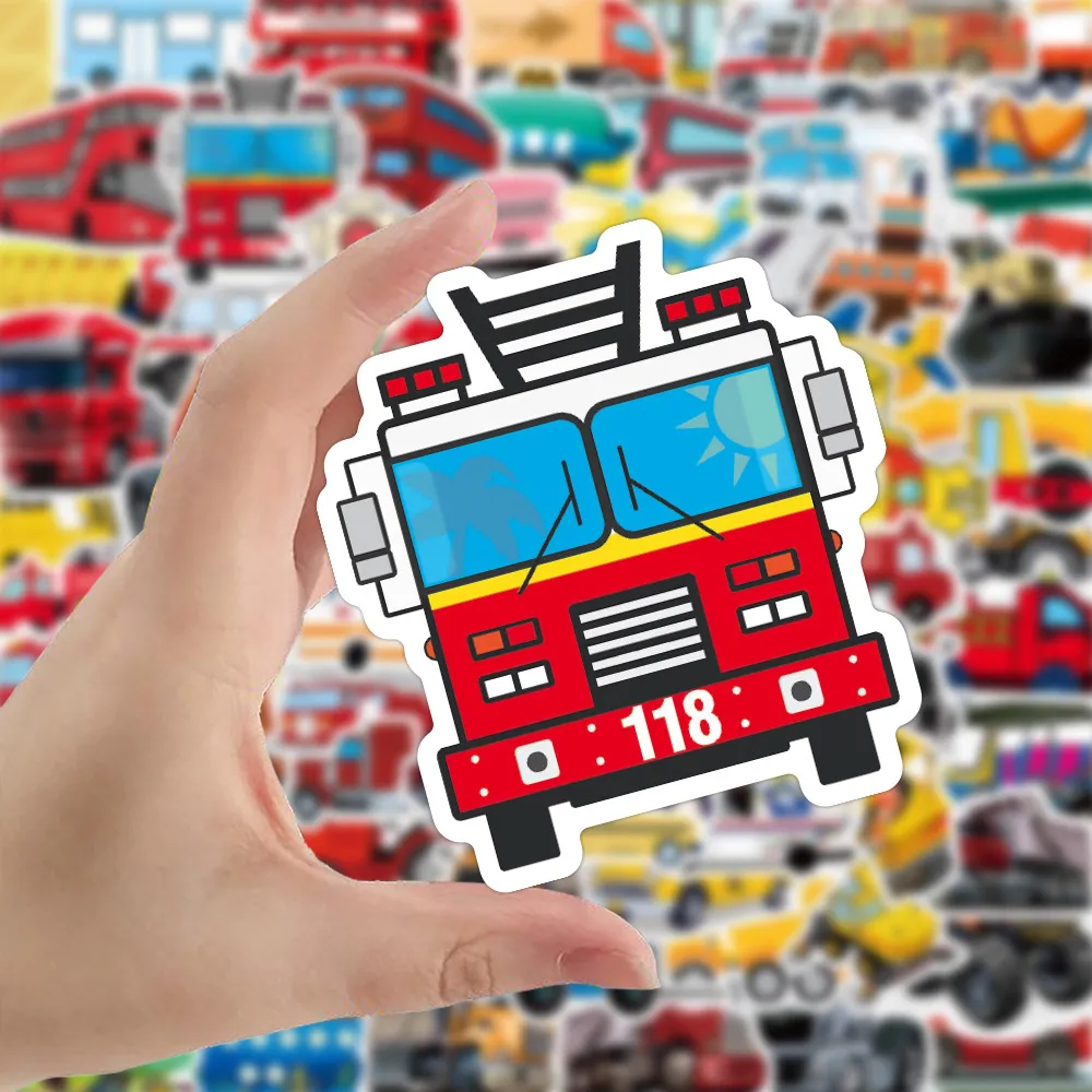 Truck Car Stickers For Kids 10/30/50/100 Pack Waterproof Vinyl Decals For  Suitcases, Skateboards, Laptops, Luggage, Fridges, Phones, Cars From  Ddmymaster, $12.3 | DHgate.Com, image size:1000x1000