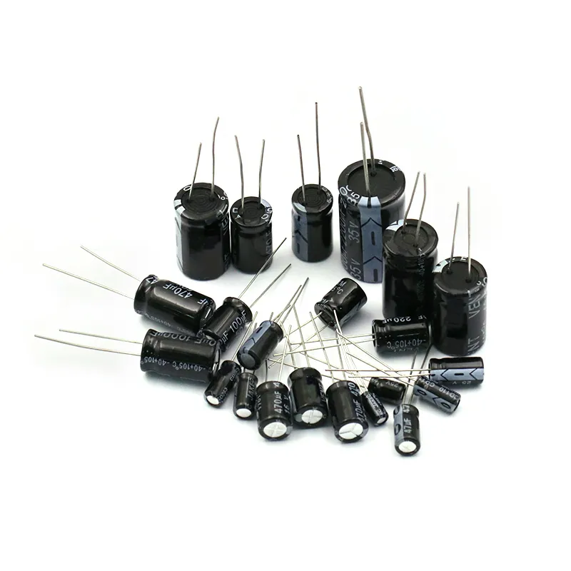 10 Pcs 33uF 25V Radial Electrolytic Capacitors - 105??C High Temp Rating