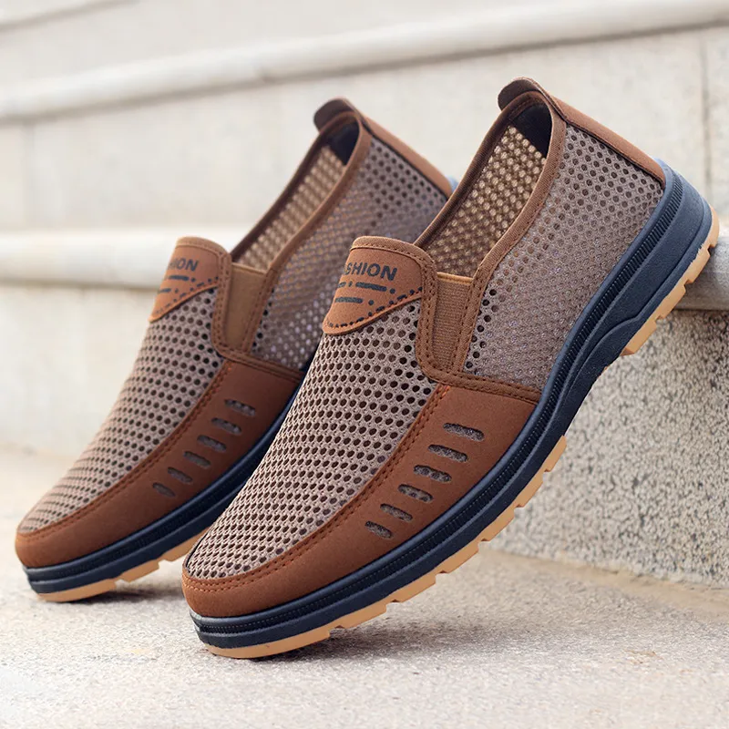 Mens Mesh Slip On Casual Loafers, Breathable Summer... From  display picture 1