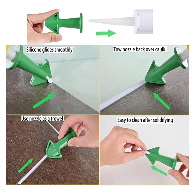 4Pcs Caulking Grout Applicator Tool – Manual Caulk Applicator