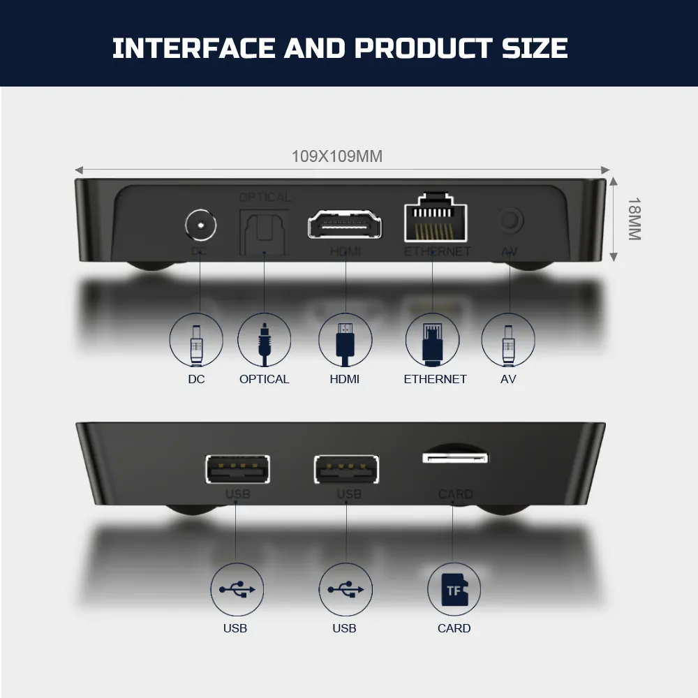 4K Smart Media Player: Advanced Set-Top Box with Android OS, High ...