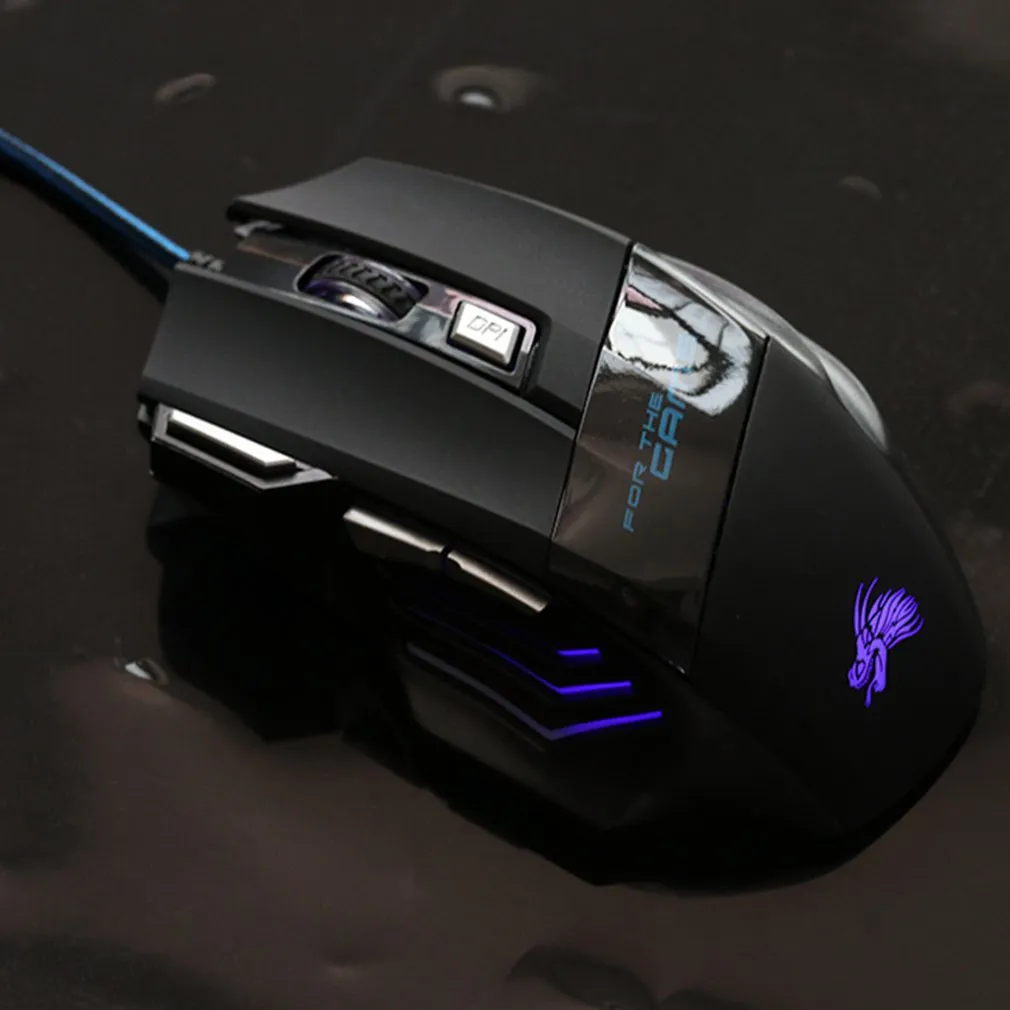 Gaming Computer Mouses Ergonomic Optical Wired Mouse With 7 Buttons ...