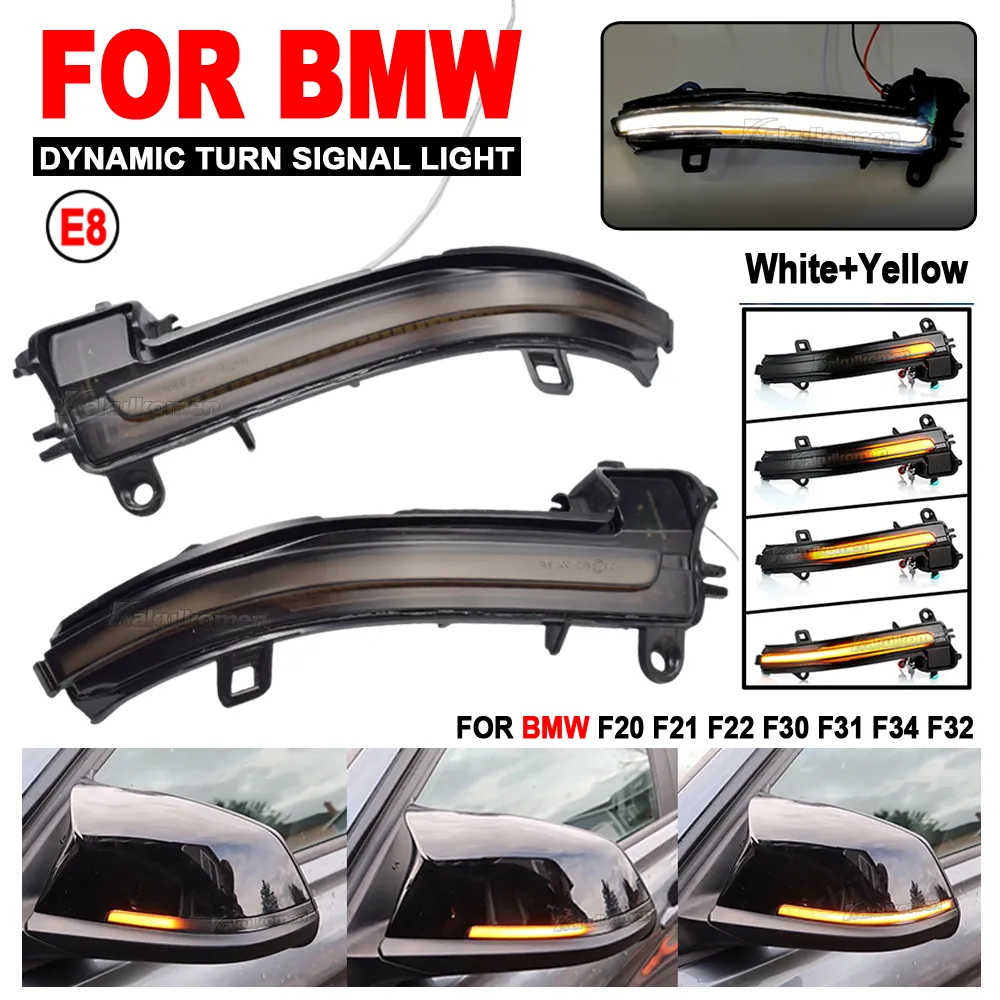 Clignotants LED Dynamiques Pour BMW Série 1-4 Et X1 - Effet Défilement Synchronisé, étanches