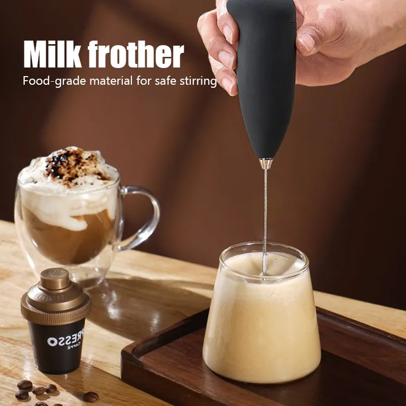 DSP Rechargeable Milk Frother & Electric Whisk - 3 Speeds Up To 12000 RPM, Handheld For Lattes, Baking, Protein Shakes (White) - View #5