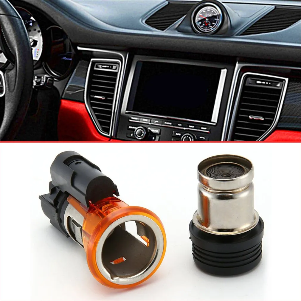 822754 Universal 12V Car Cigarette Lighter Socket ... From Ddmyearth,  $24.15