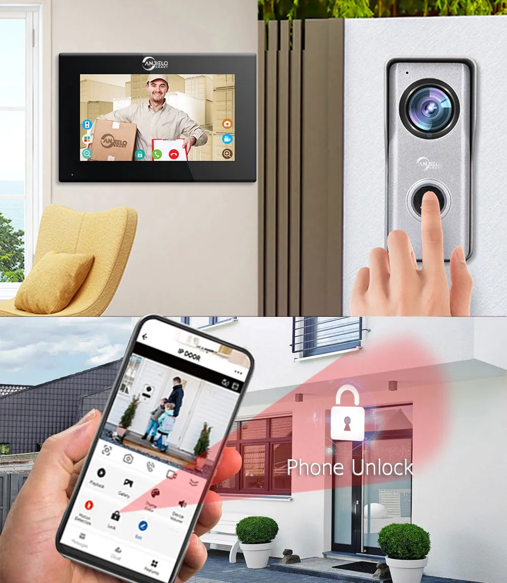 Tuya 1080P Smart WiFi Video Intercom 7 Inch Touch... From Ddmyhome ...