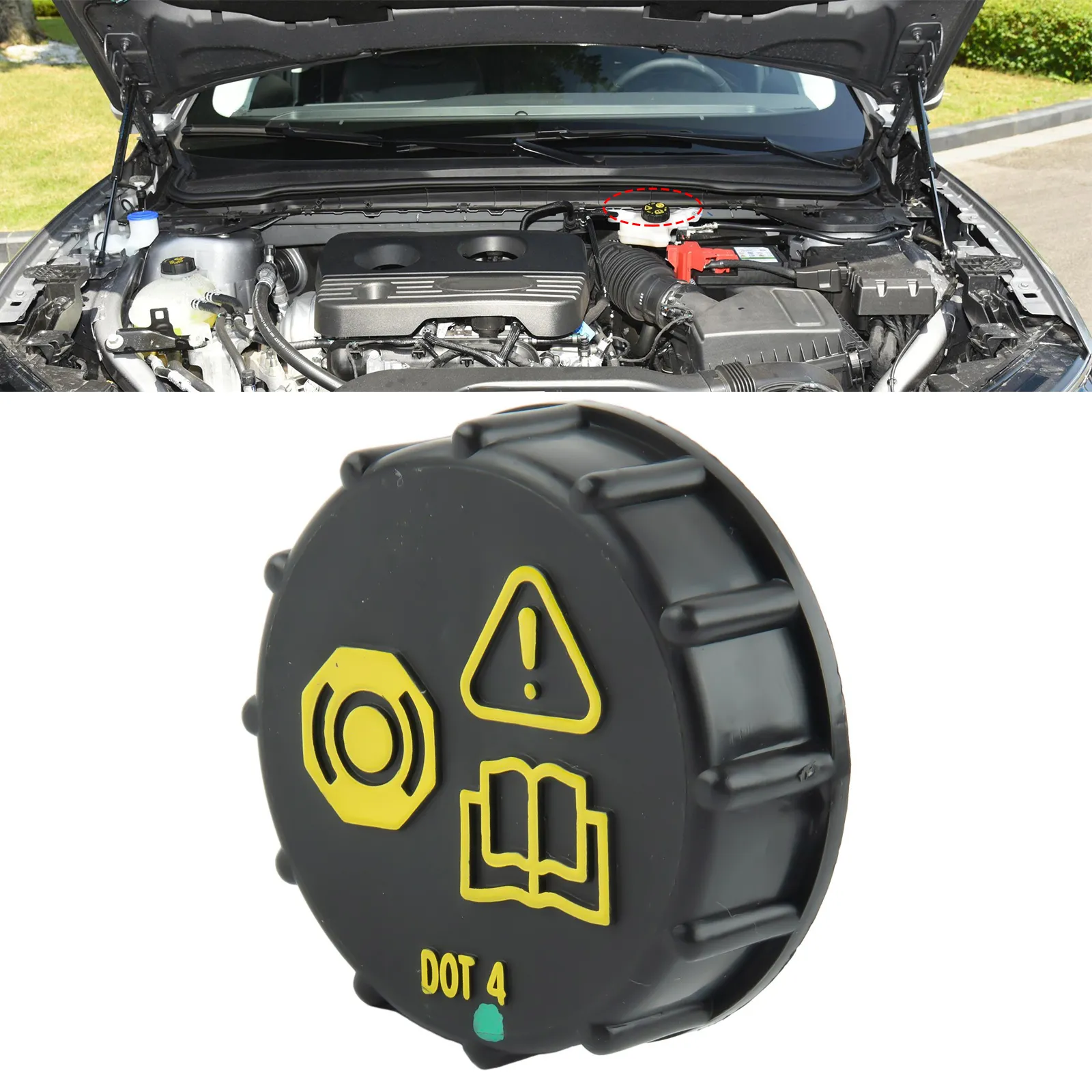 Brake Fluid Reservoir Cap Cover | Ford Puma Mk2 Brake Fluid Reservoir Cap Cover | Ford Puma Mk2