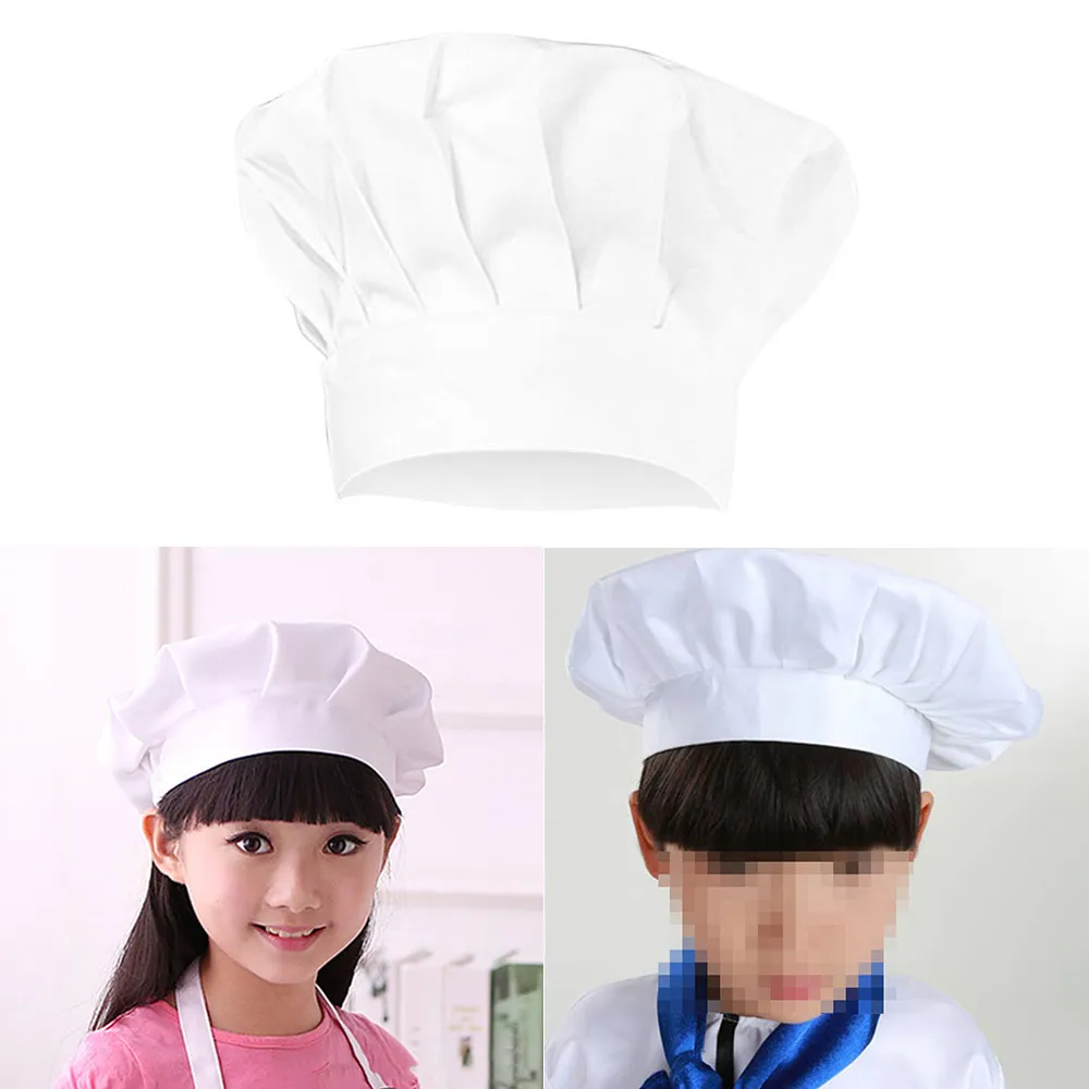 thumbnail image 2 of Chef Hat, Adjustable Elastic Kitchen Cooking Headgear(White), White 2 of 12