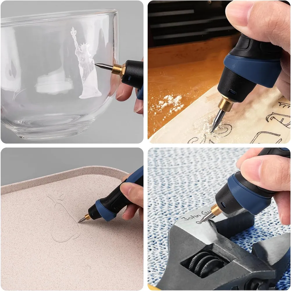 Micro Electric Engraver Pen Tool, Mini DIY Engraving Machine Kit ...