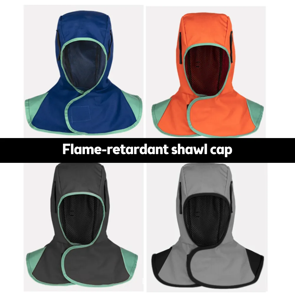 Welding Helmet Head & Neck Cover - Flame Retardant Shield, Universal Fit