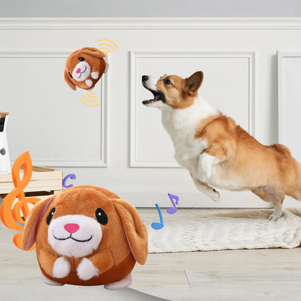 vibrating dog toys Walking Remote Dog Toy New Electronic Pet Dog Toy Walking Interactive Dog  Plush Doll Toys Vibrating