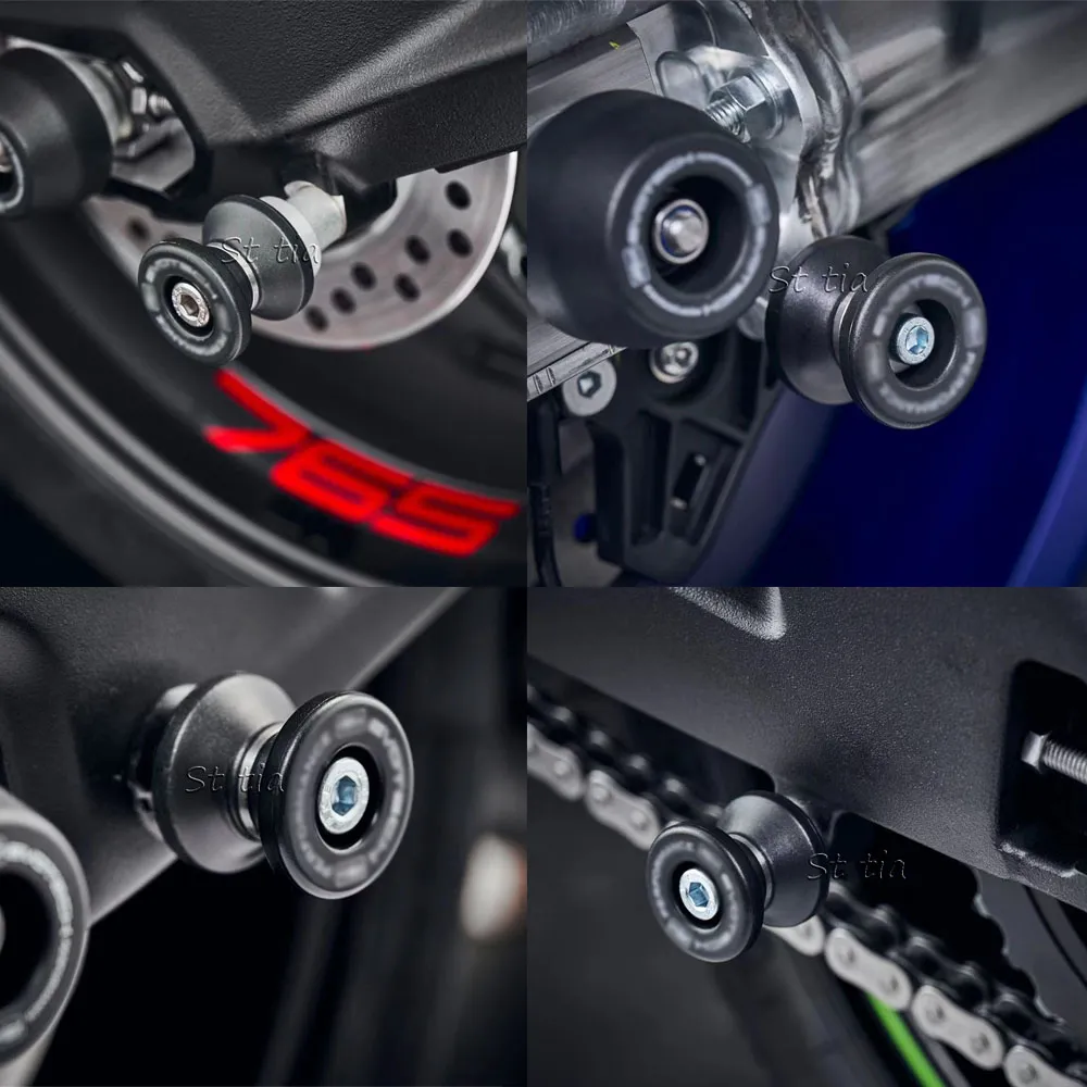 HEINMO Universal CNC Swingarm Spools – 8/10mm Bolts, Aluminum, 6 Colors, For Honda Yamaha Suzuki Ducati