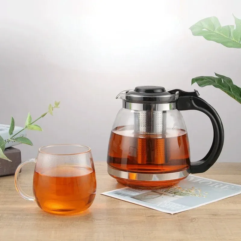 5L Glass Teapot Kettle Heat Resistant Borosilicate Glass