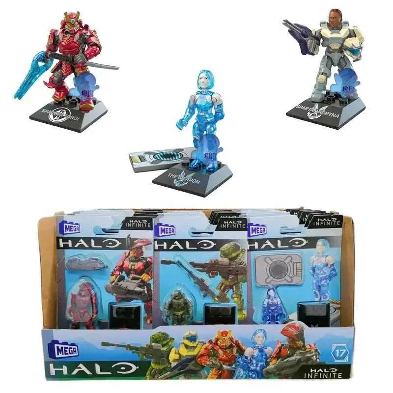 Halo Infinite Hero Series Action Figure Collection Spartan Yoroi, Kovan  Agryna Brute Chieftain, Iknovus - Main Image