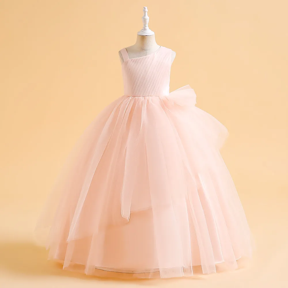 Pink Dress For Girls 10 Years Ulitacool Girl Dress 10-11 Years Flower  Pageant Dress Elegant