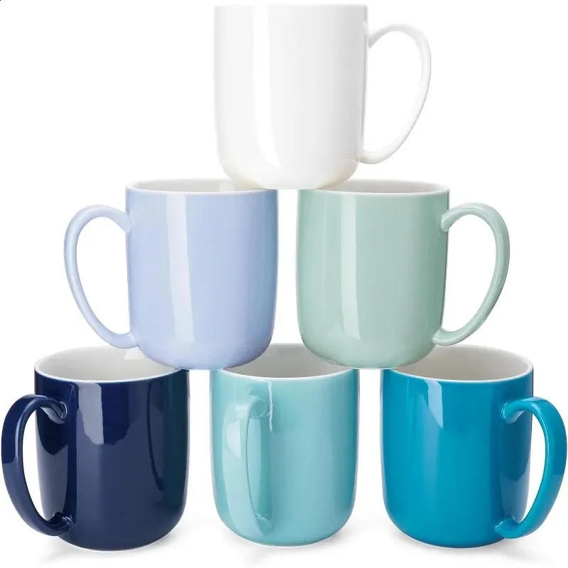 Large 20 oz Coffee Mugs Set - Premium Porcelain Cups with Handles for Tea,  Cocoa - Shop Now! from Dhgate Mugs - price 77.34