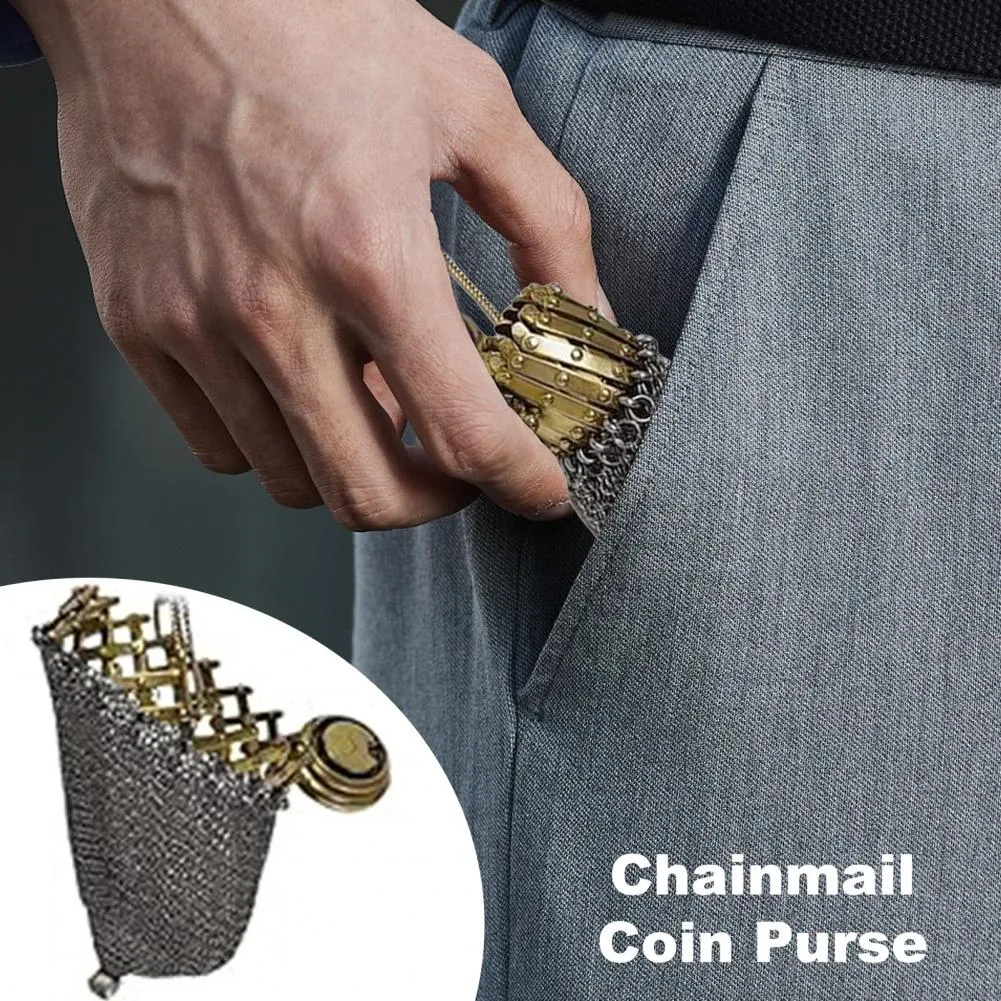 Chainmail Mesh Coin Purses Vintage Double Mesh Coin... From ...