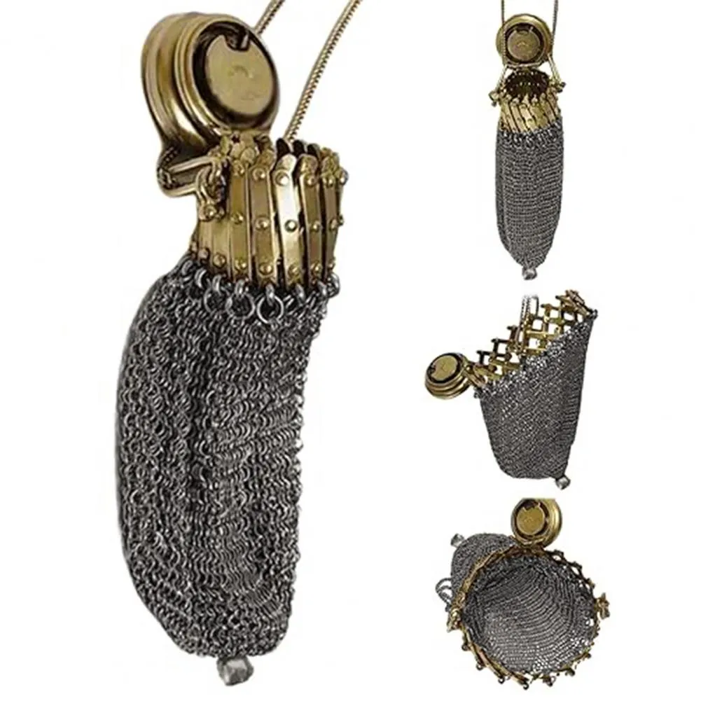 Chainmail Mesh Coin Purses Vintage Double Mesh Coin... From ...