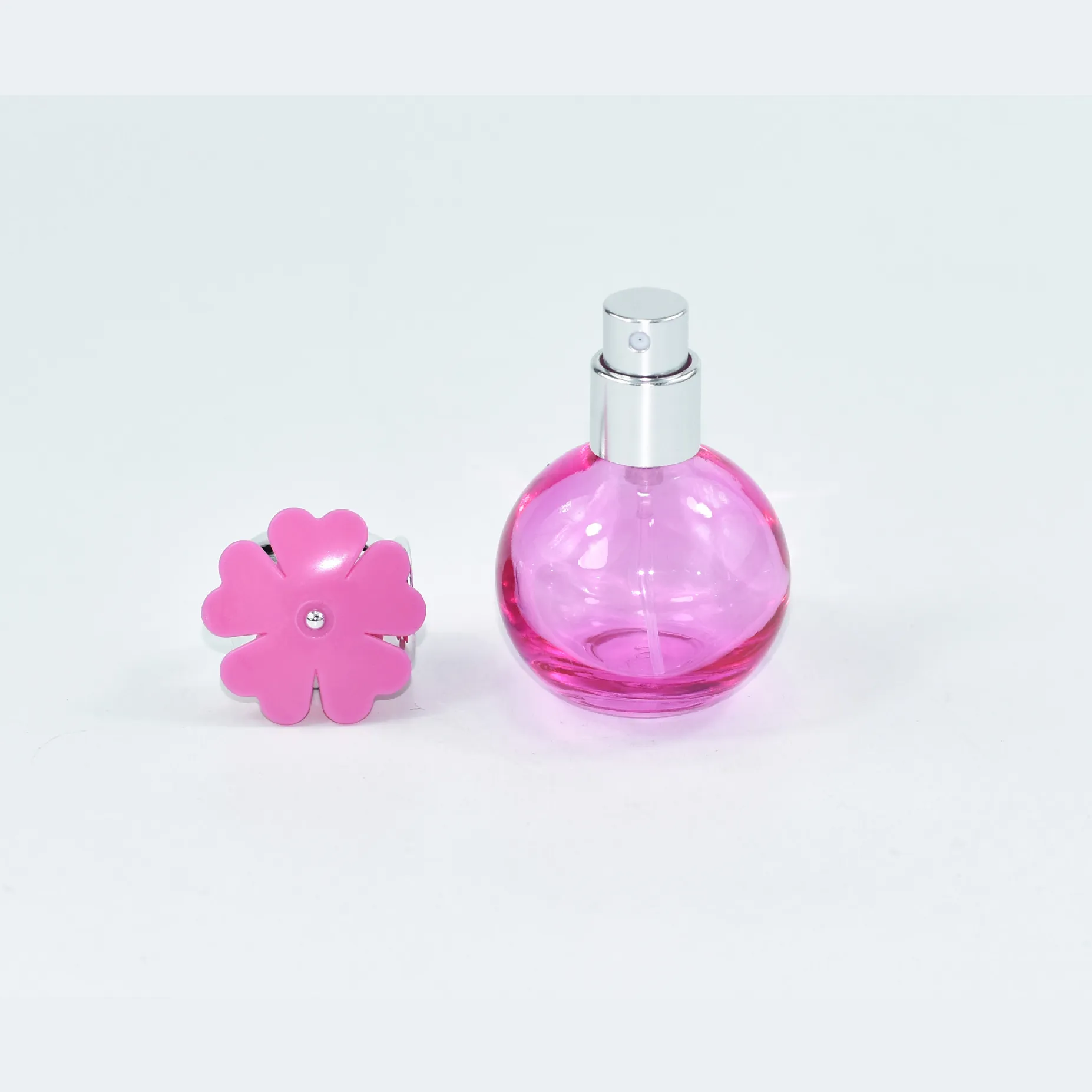 Portable 30ml Colorful Glass Perfume Spray Bottle, Refillable - Main Image