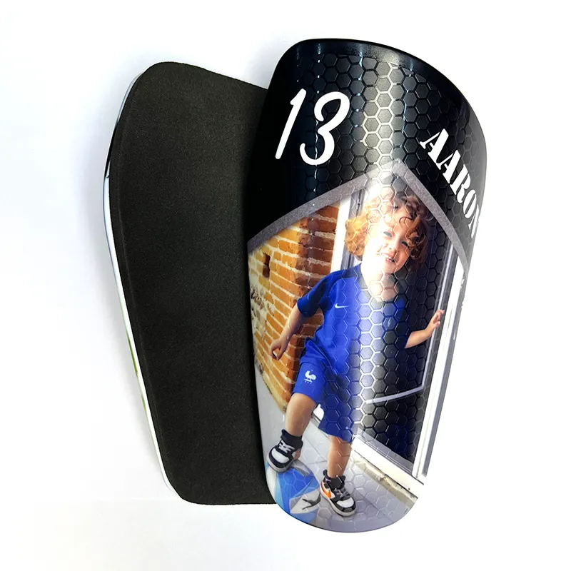 Football Shin Guard Sleeves Customizable Honeycomb Pattern Soccer