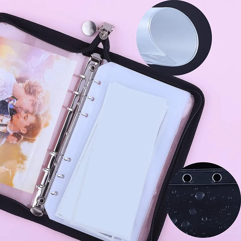 ファスナー付き封筒 文房具・オフィス用品 JJZXD A6ワニ puレザー