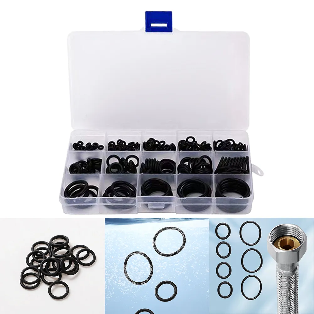 SAE & Metric O-Ring Assortment Kit - 540+ Pieces In Storage Case For Automotive Repair
