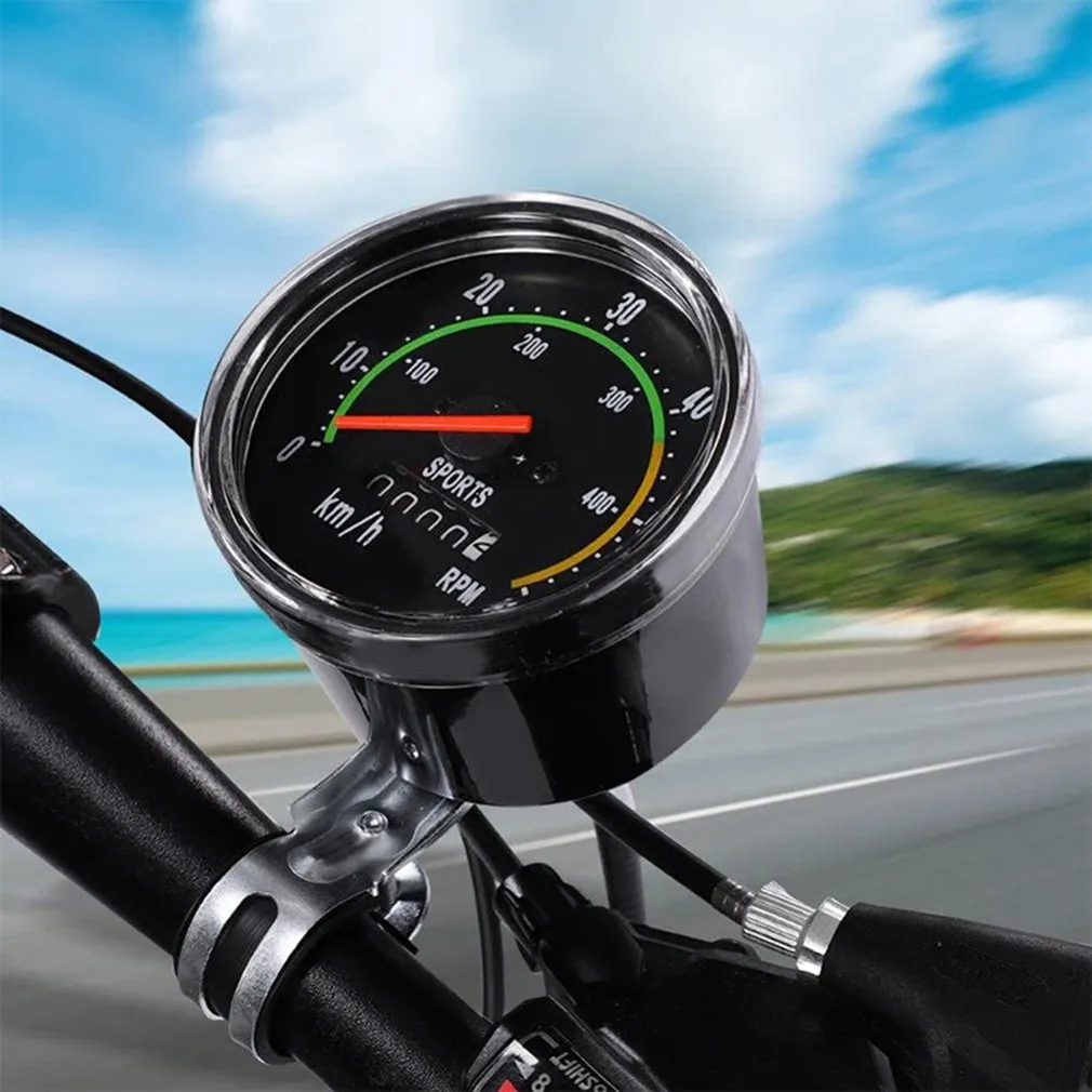 Classic Style underbrush Mechanical Bike Speedometer
