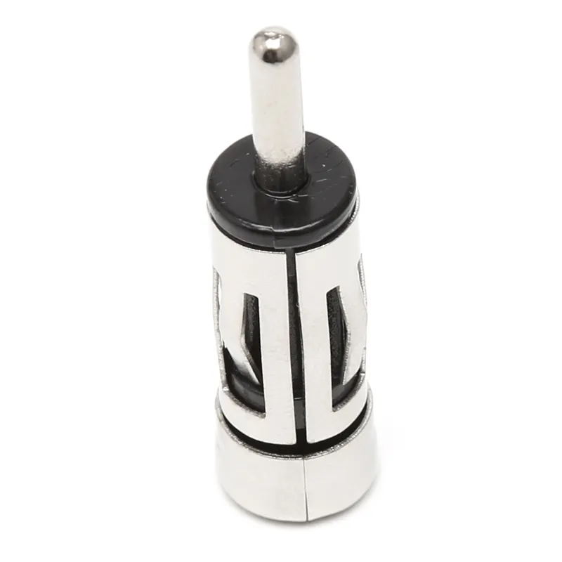 Car Radio Antenna Adapter – ISO To DIN Converter Plug – Silver – Universal Fit