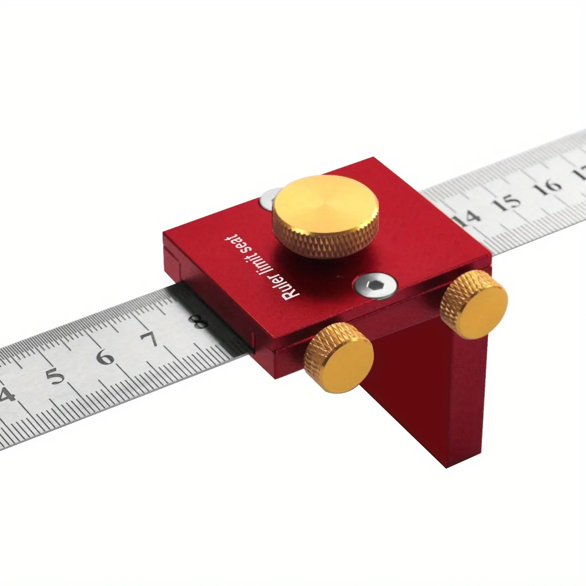 T Type Hole Ruler Positioning Crossed Gauge Scriber Aluminum