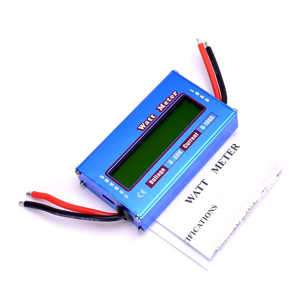DC 60V 100A Balance Battery Power Analyzer, Watt Meter Checker Digital ...