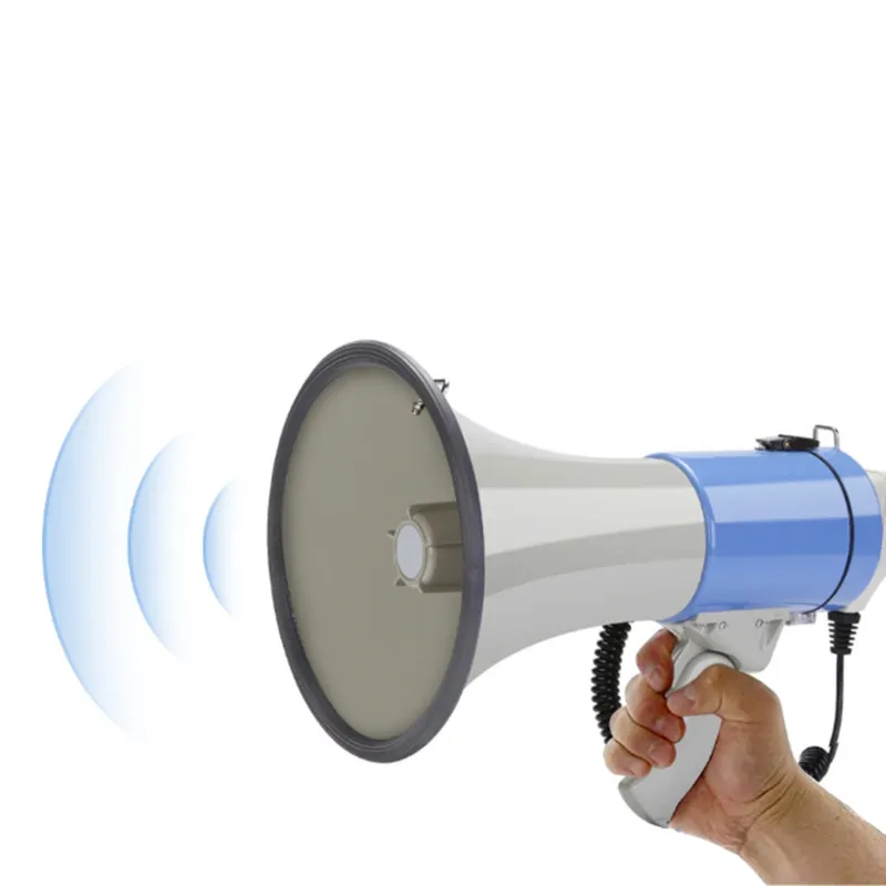 Portable Megaphone Speaker: 50W High Power, Recordable Handheld ...