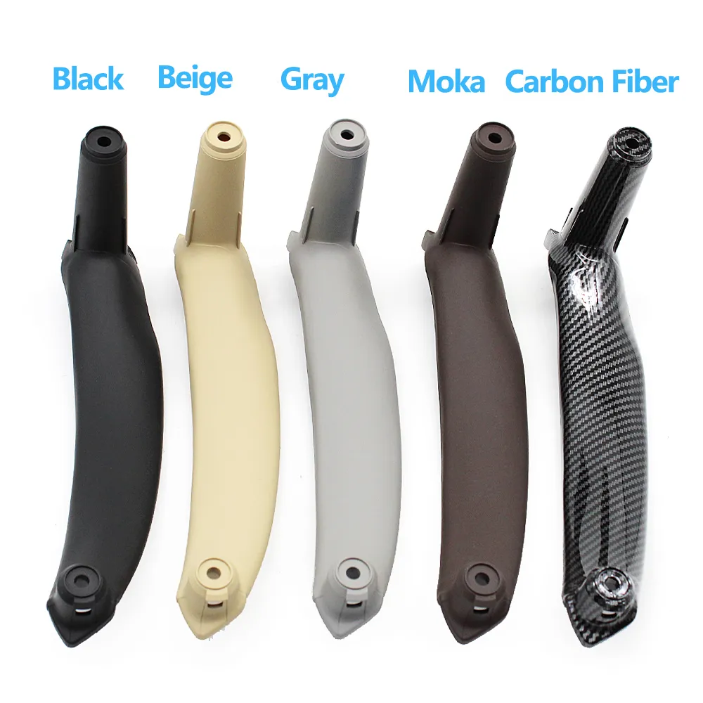 Carbon Fiber Door Handle Covers For BMW X5 X6 E70 E71 2007-2014 - 4-Piece Interior Set