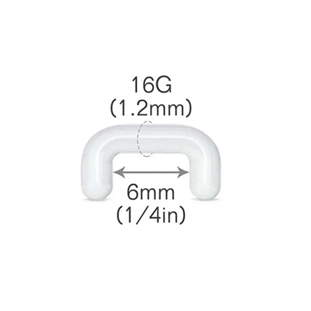 Clear Flexible Plastic Piercing Retainers For... From Ycbest, $21.55 ...