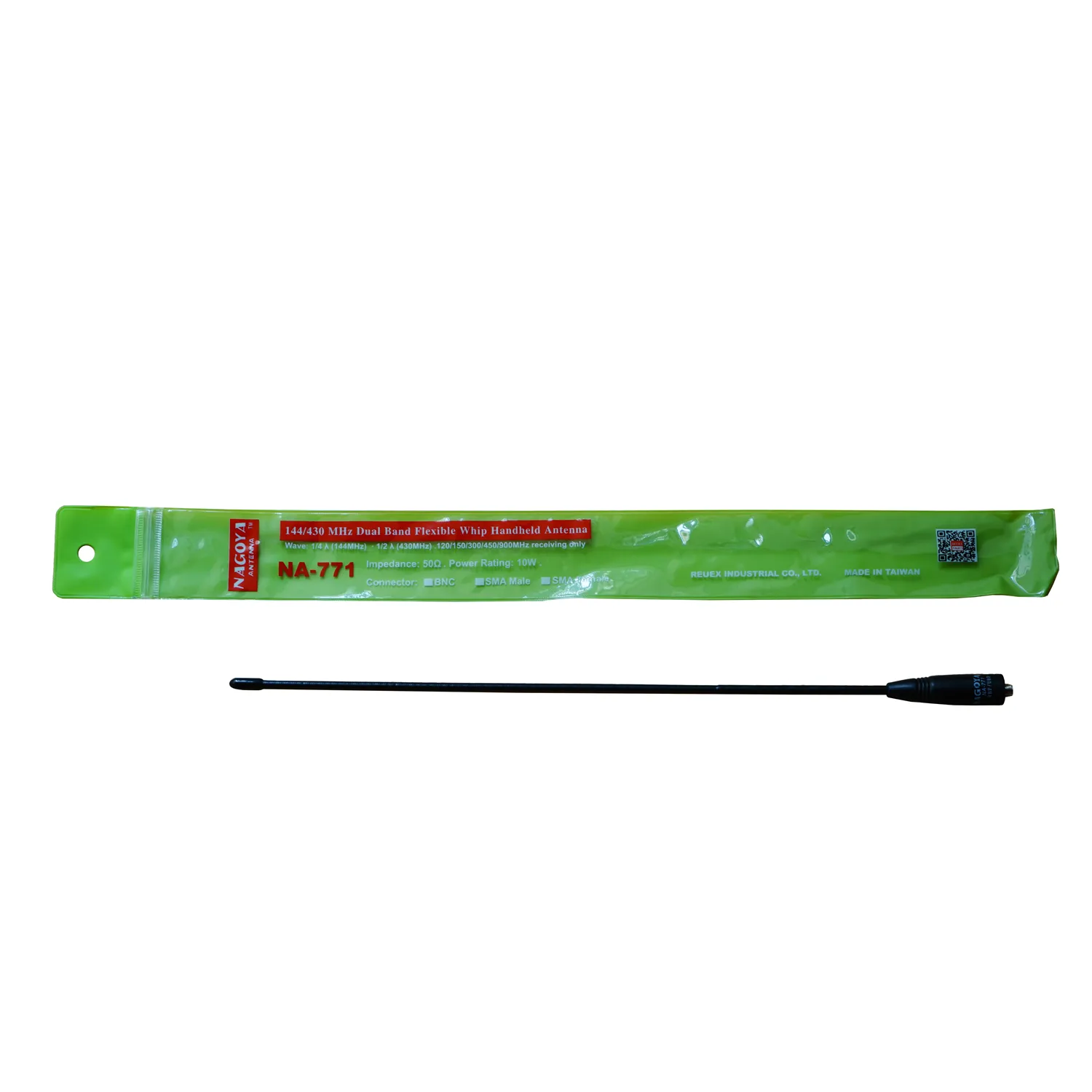 2 Antenne Nagoya NA-771 Dual Band VHF/UHF Con Connettore SMA Femmina Per Baofeng UV-5R