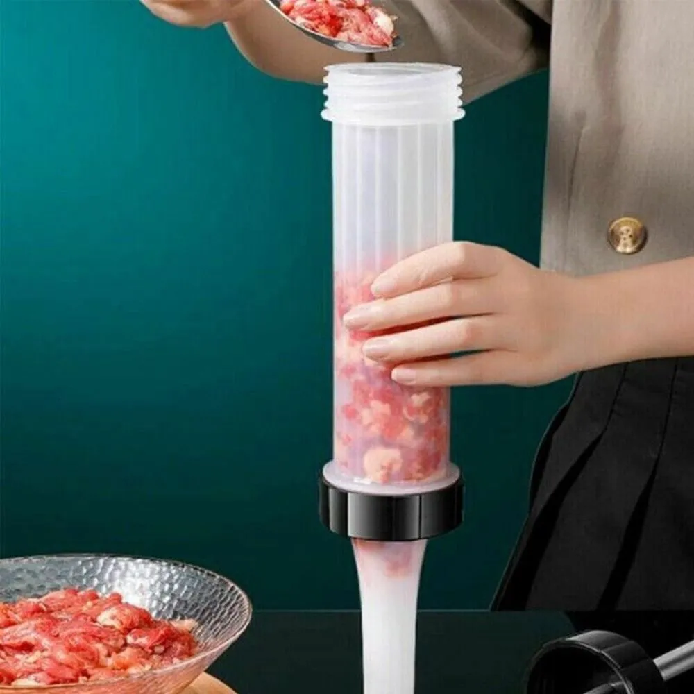 Stainless Steel Sausage Stuffer Tube - Hand Operated Sausage Maker For Homemade Meat - View #12