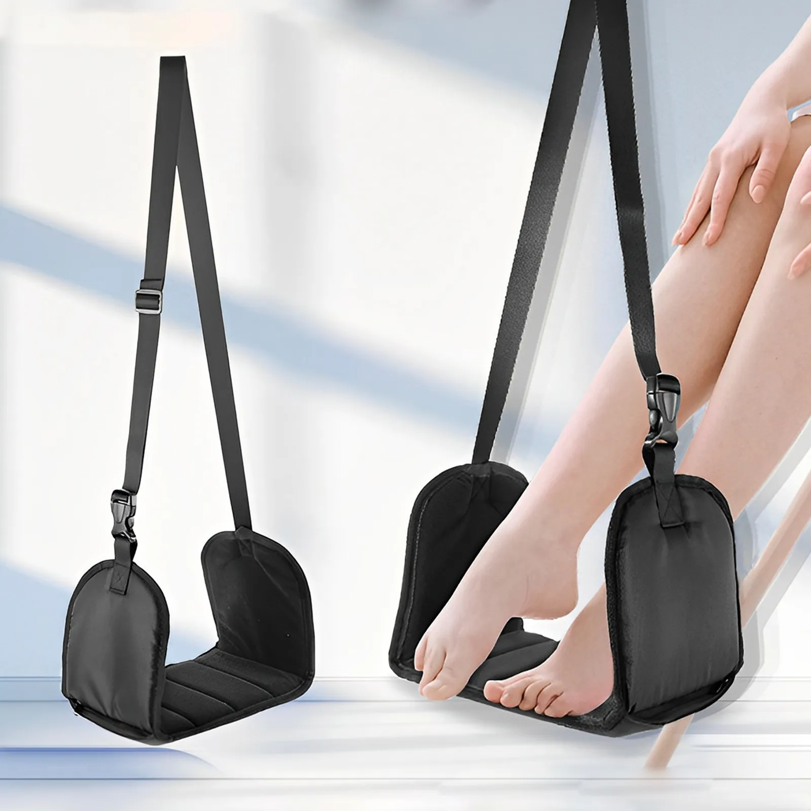 Pie De Hamaca Portátil De Viaje Portátil: Altura Ajustable, Almohadilla De Pie Del Avión Liviano Para La Comodidad Y La Prevención De Hinchazón De 17,75 € | DHgate