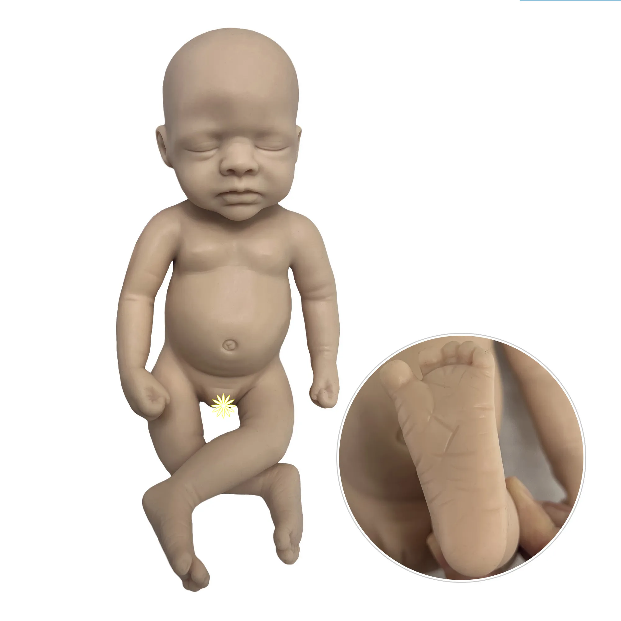 33cm Full Body Solid Silicone Reborn Minikane Soft Body Doll Lifelike Real Newborn Accessory With Unpainted Blank Bebe DIY From Homepro8 236.37 DHgate.Com