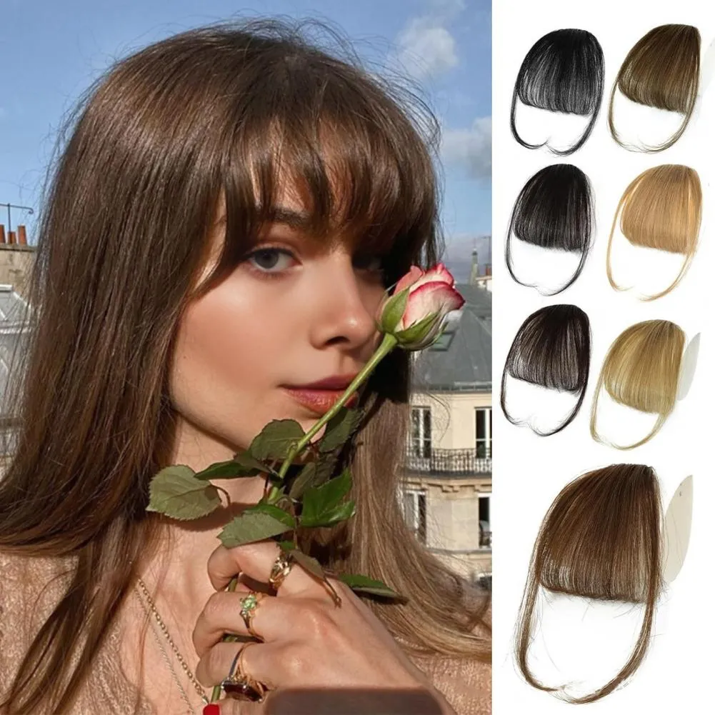 Real Fringe Hair Extensions Wispy Bangs For Women Clip In Forehead Extensions In Black Brown Red And Blonde With Air Bang Fringe Wig Hairpieces From Ddmysmile 45.71 DHgate.Com