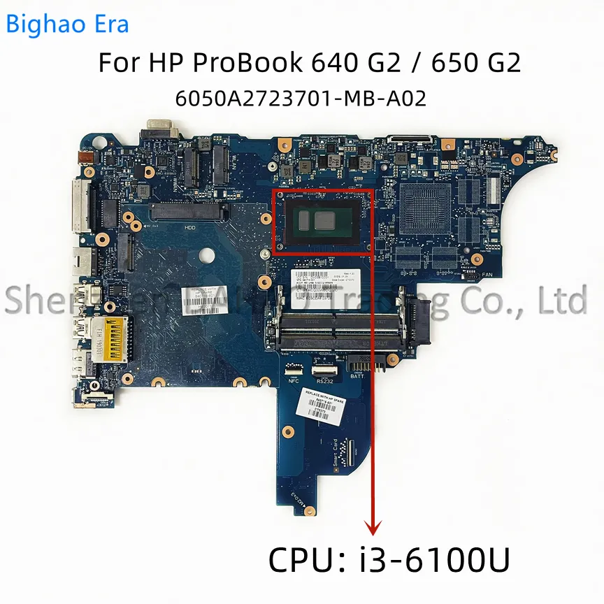 HP ProBook 640 650 G2 Laptop Motherboard, DDR4, i3/i5/i7 CPU, SPS ...