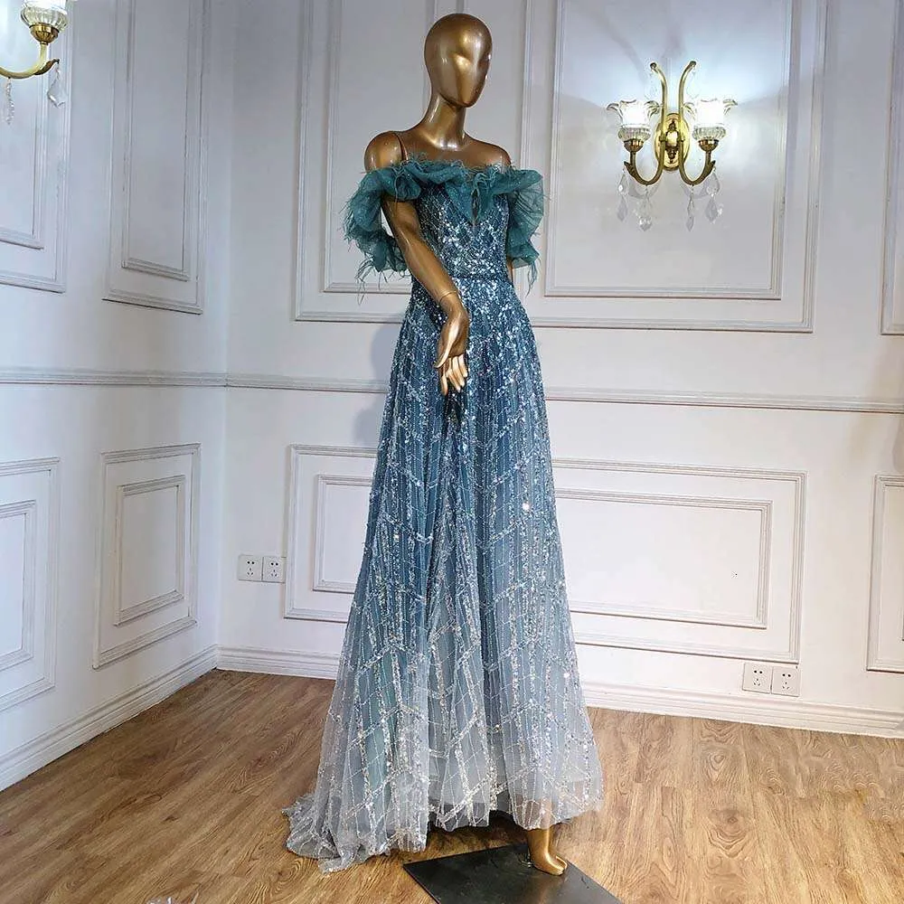 Customized Turquoise Feather Beaded A-Line aqua evening gowns with Sweetheart Neckline for Women's Party and LA Events Customized Turquoise Feather Beaded A-Line aqua evening gowns with Sweetheart Neckline for Women's Party and LA Events