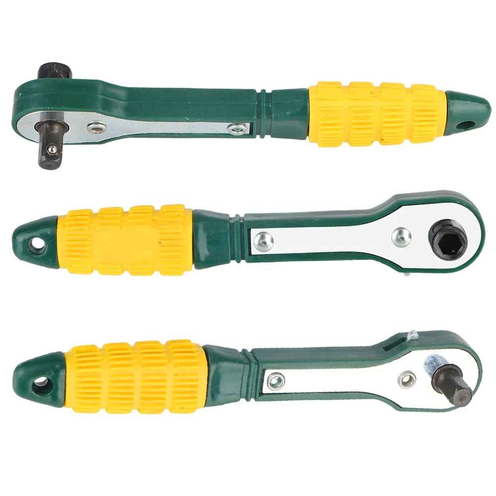 Mini Ratchet Wrench And Screwdriver Set Compact Quick Socket Tool With ...