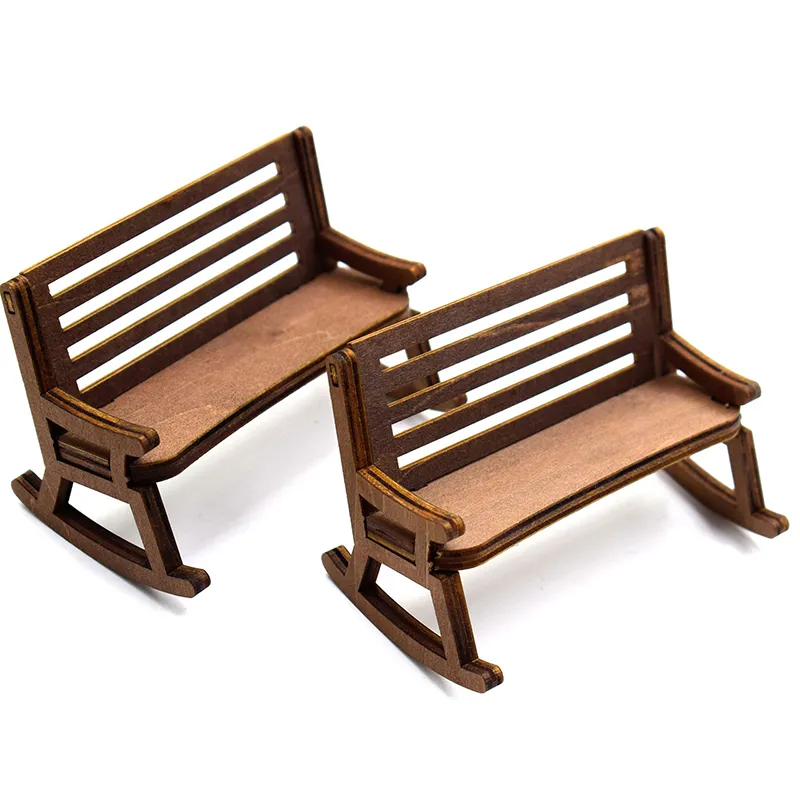 Mini Rocking Chair Dollhouse 1 12 Dollhouse Furniture For Kids 1 12 Scale Doll House Mini Table Toy From Homepro14 7.43 DHgate.Com