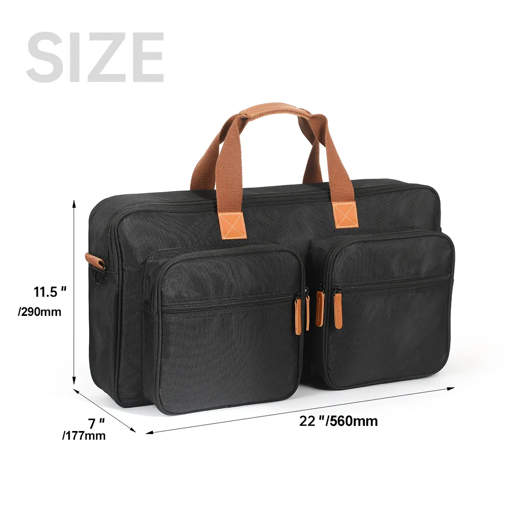 Scratch-resistant Turntable Carrying Case with Shoulder Strap DDJ-FLX4,  DDJ-REV1 DJ Equipment Storage Bag