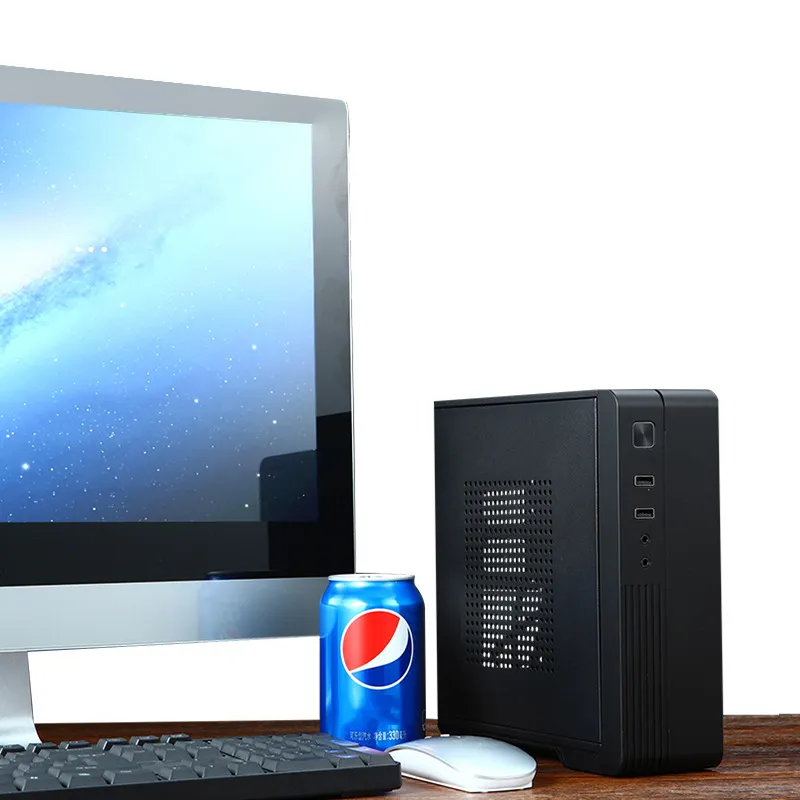 RGEEK ITX Computer Case TX02 Gamer Cabinet Mini Desktop Case Industrial Control HTPC Case Server Case